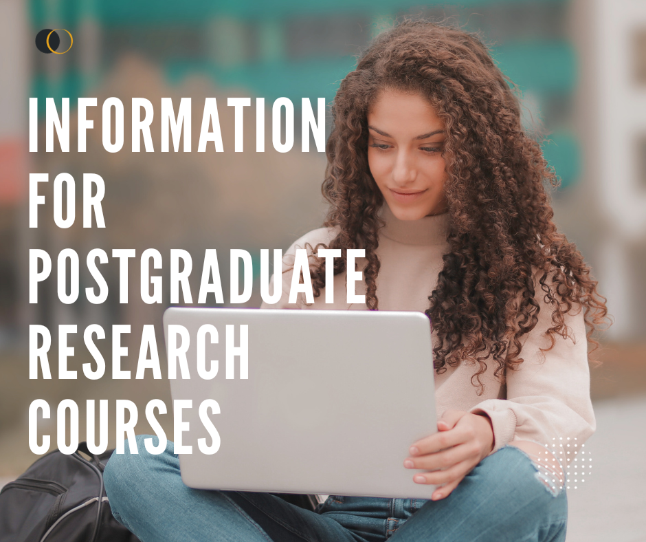 Postgraduate research courses.